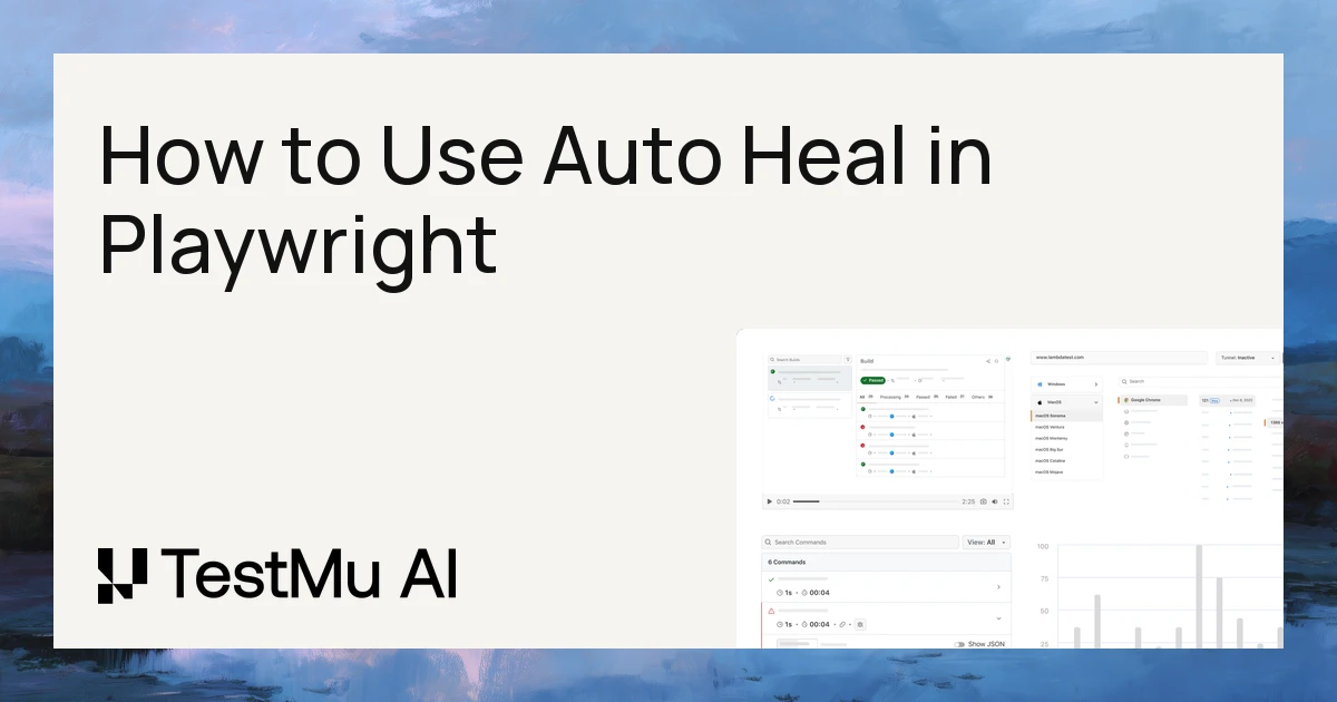 How to Use Auto Heal in Playwright for Self-Healing Tests | TestMu AI (Formerly LambdaTest)