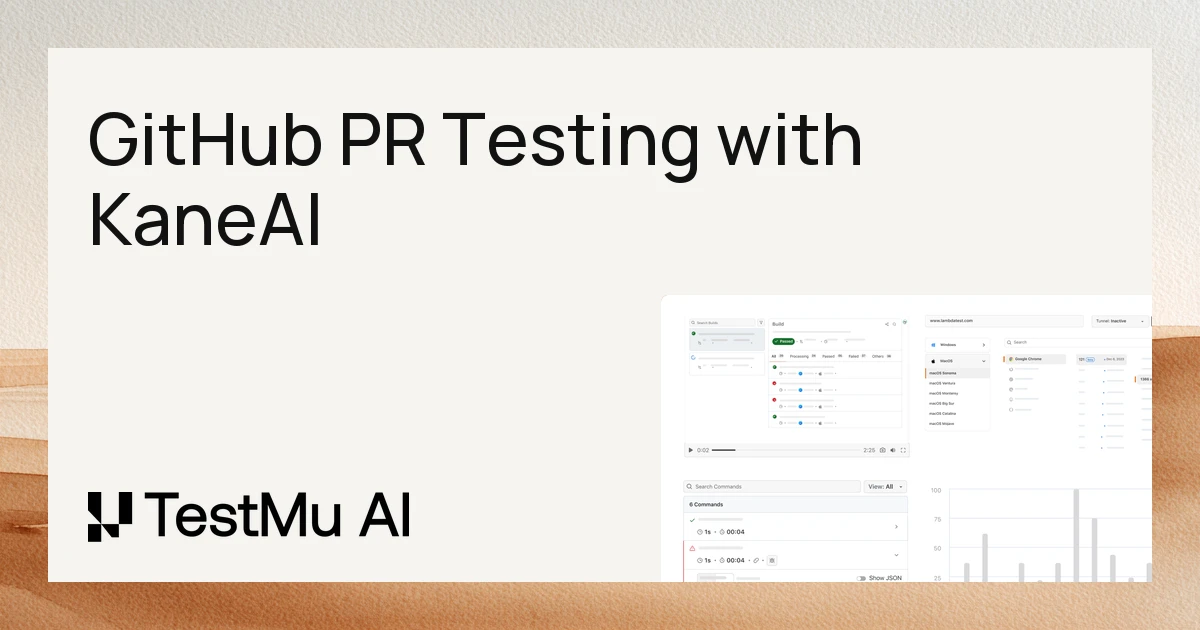 How to Automate PR Testing with AI, Without Writing a Single Test | TestMu AI (Formerly LambdaTest)