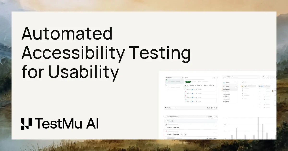 How Automated Accessibility Testing Improves Website Usability for Disabled Users? | TestMu AI (Formerly LambdaTest)