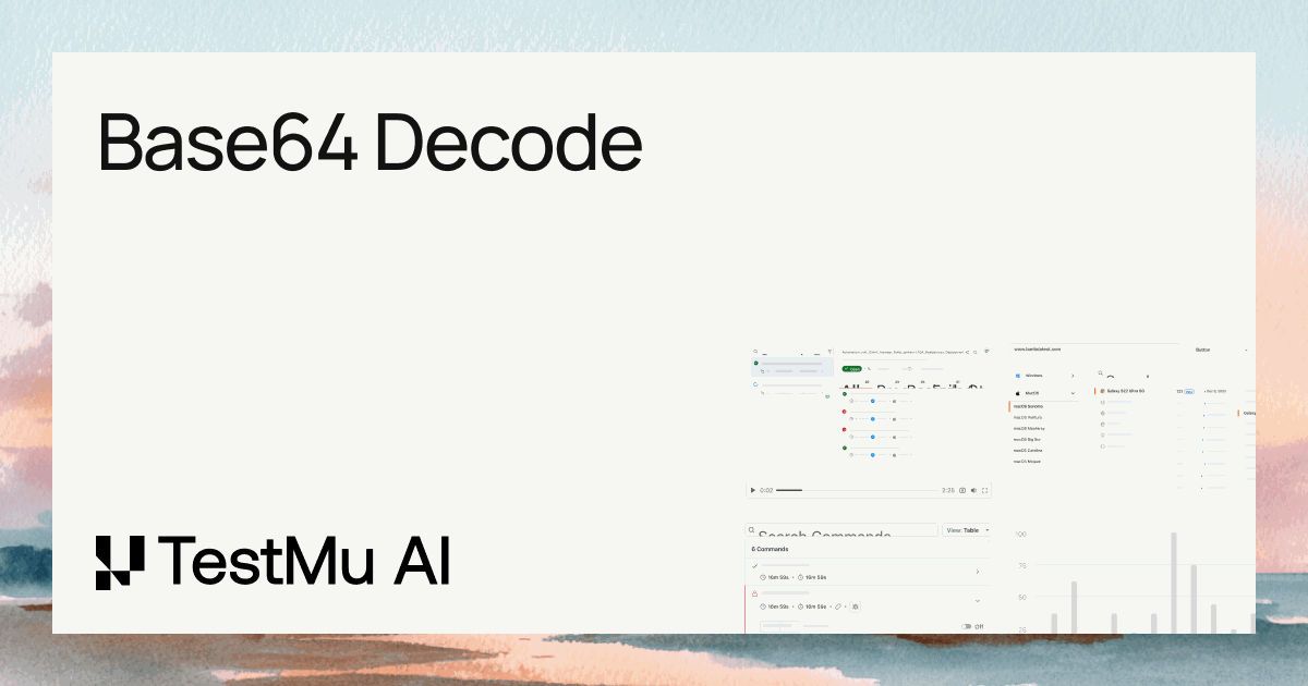 Base64 Decoder Free Online | Free online tool to Decode Base64 Format