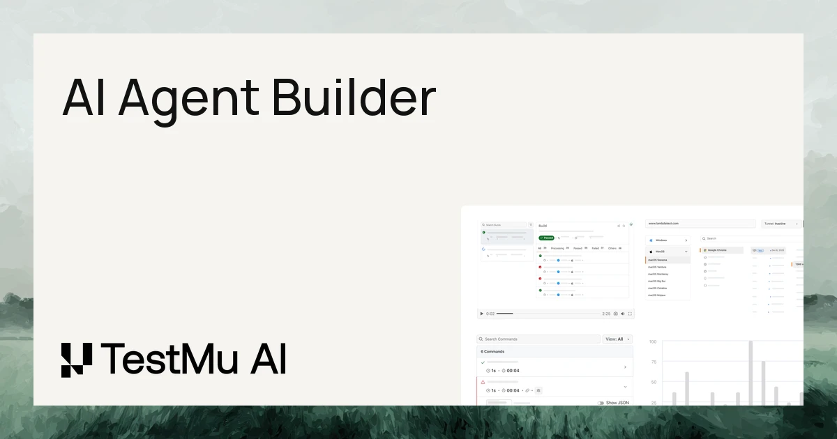 13 Best AI Agent Builders in 2026 [Compared] | TestMu AI (Formerly LambdaTest)