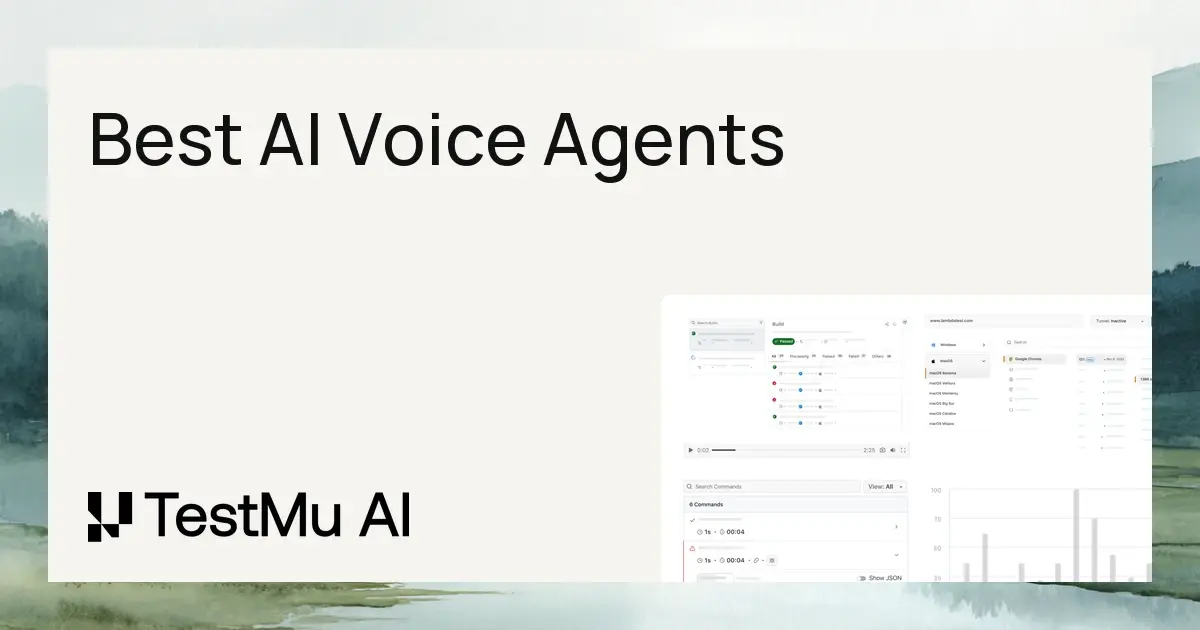12 Best AI Voice Agents in 2026 | TestMu AI (Formerly LambdaTest)