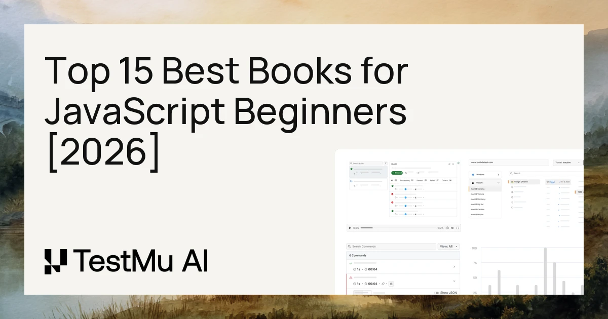 Top 15 Best Books for JavaScript Beginners [2026]