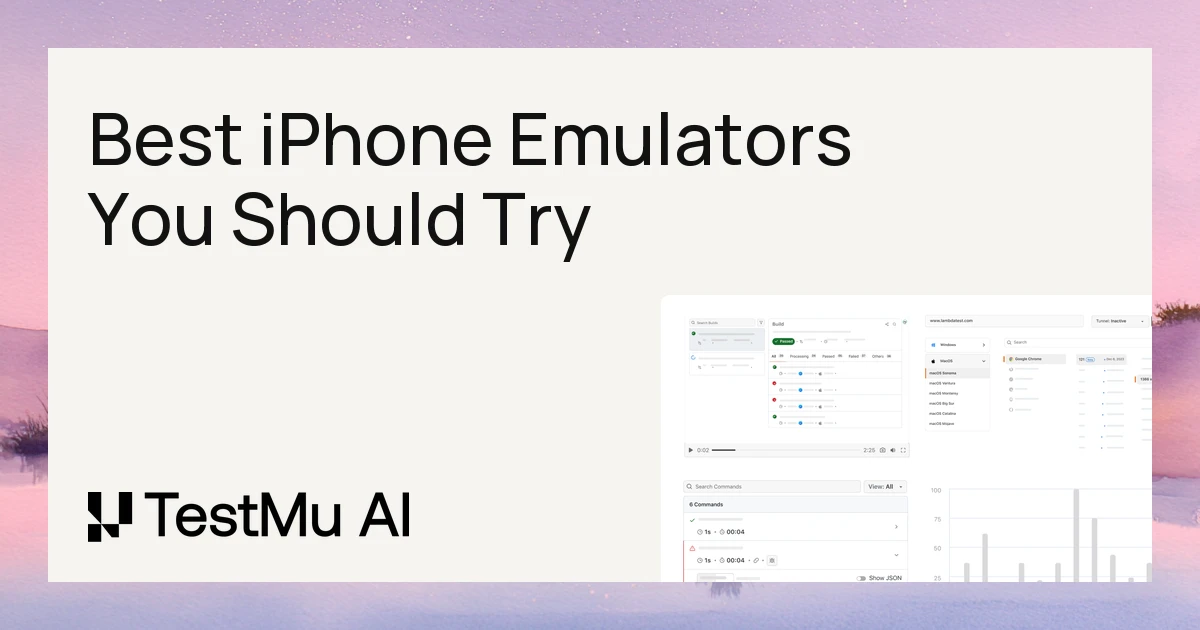 14 Best iPhone Emulators in 2026 (Testing, Gaming & Free) | TestMu AI (Formerly LambdaTest)
