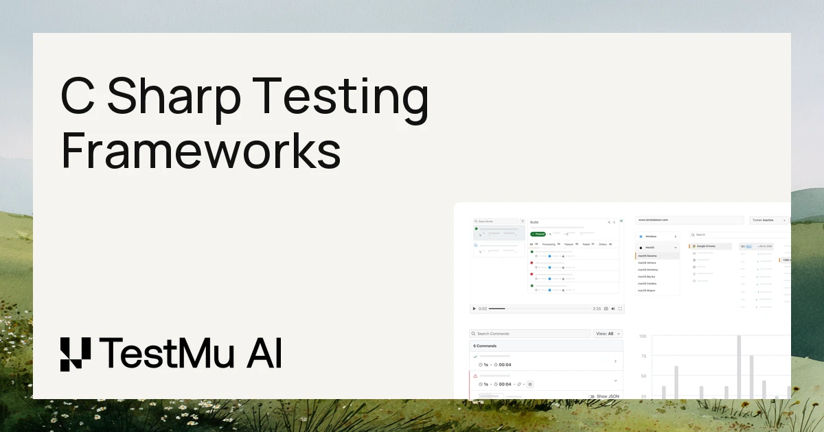Best C# Testing Frameworks In 2026