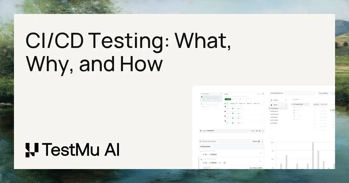 CI/CD Testing: What, Why, and How | TestMu AI