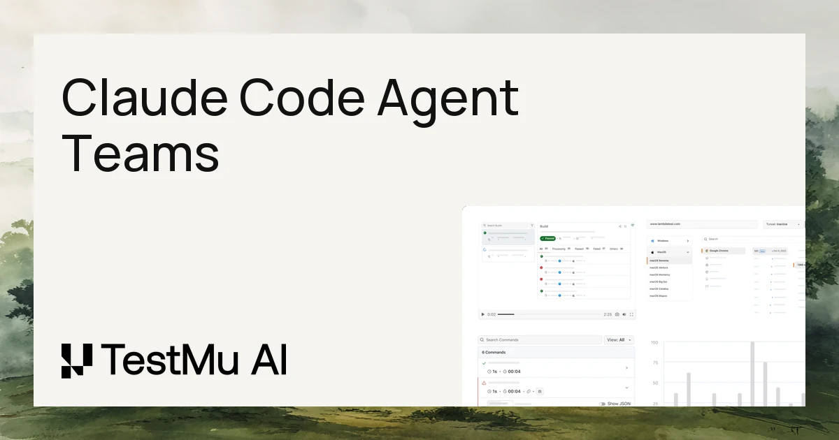 Claude Code Agent Teams: Setup, Commands, and Use Cases | TestMu AI (Formerly LambdaTest)