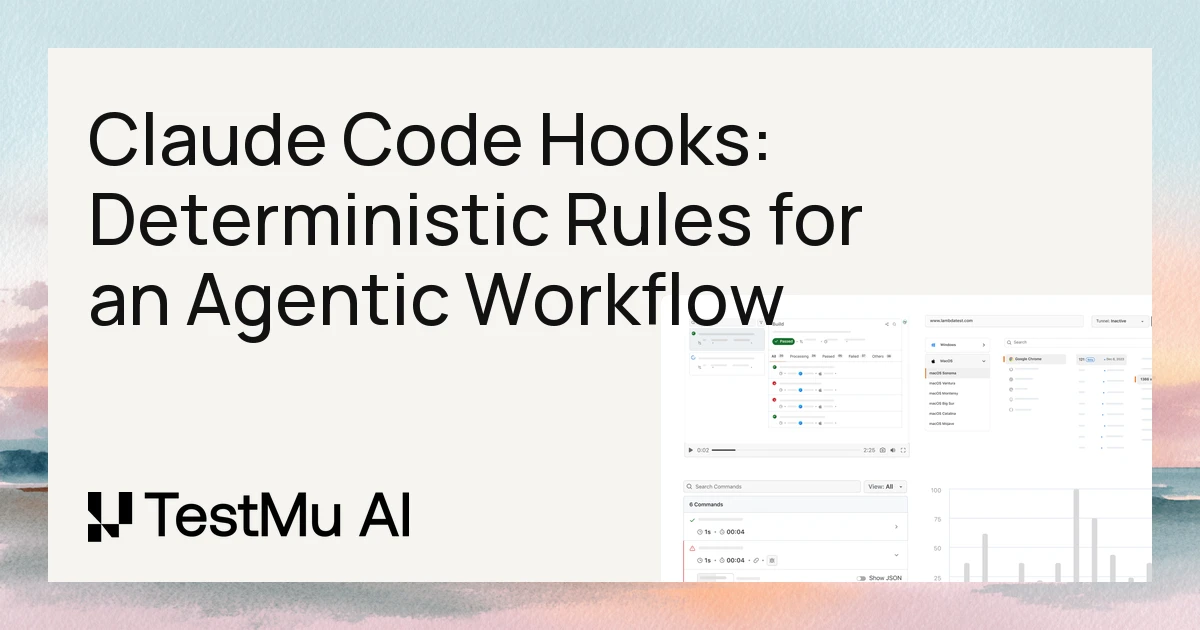 Claude Code Hooks: Deterministic Rules for Agents