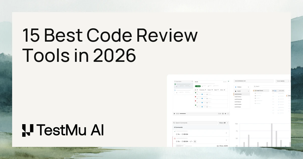 15 Best Code Review Tools in 2026, Including AI Reviewers | TestMu AI (Formerly LambdaTest)