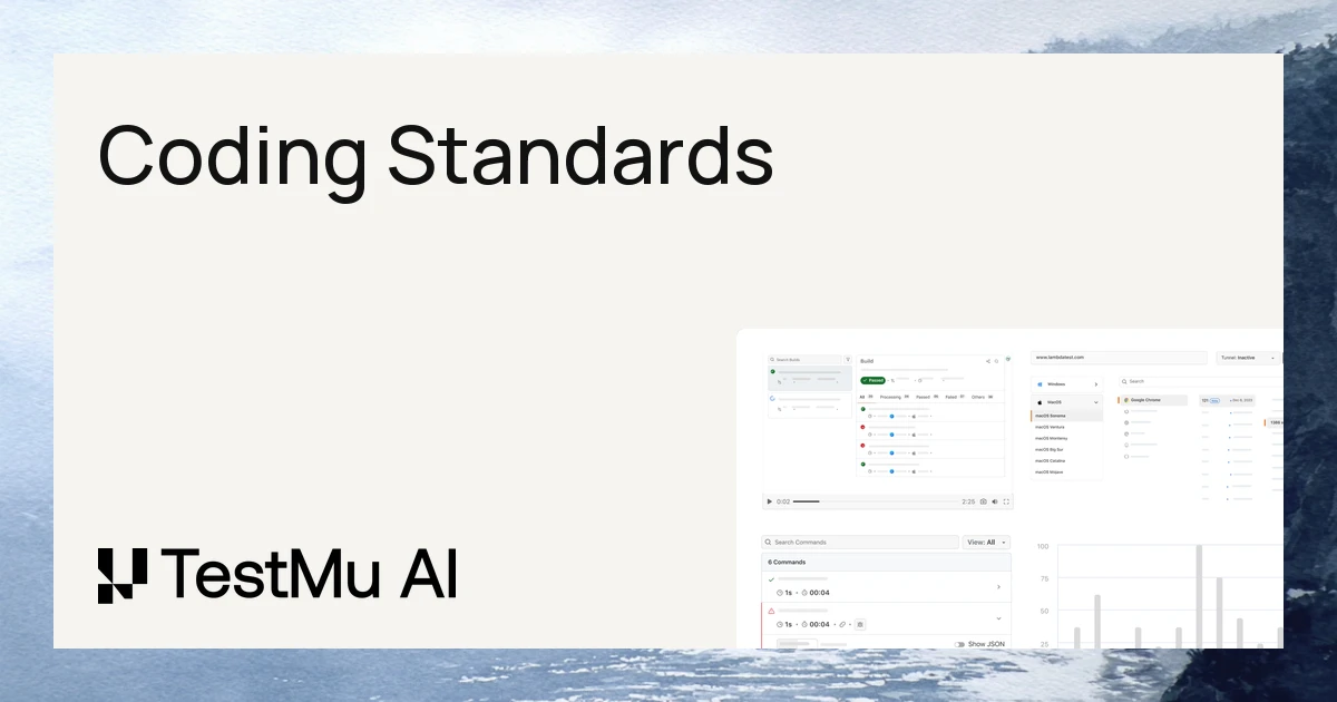 Coding Standards: Guidelines, Examples and Best Practices
