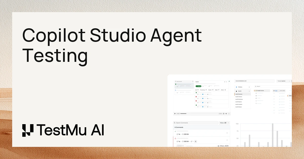 How to Test a Copilot Studio Agent | TestMu AI (Formerly LambdaTest)