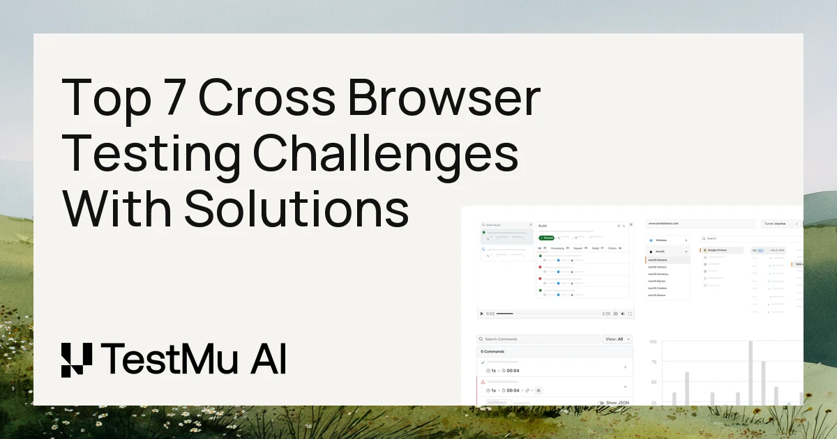 Top 7 Cross Browser Testing Challenges With Solutions