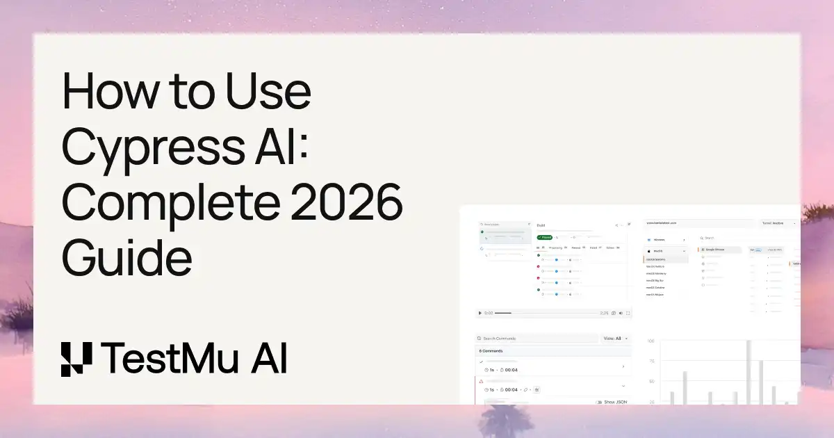 How to Use Cypress AI: Complete 2026 Guide | TestMu AI (Formerly LambdaTest)