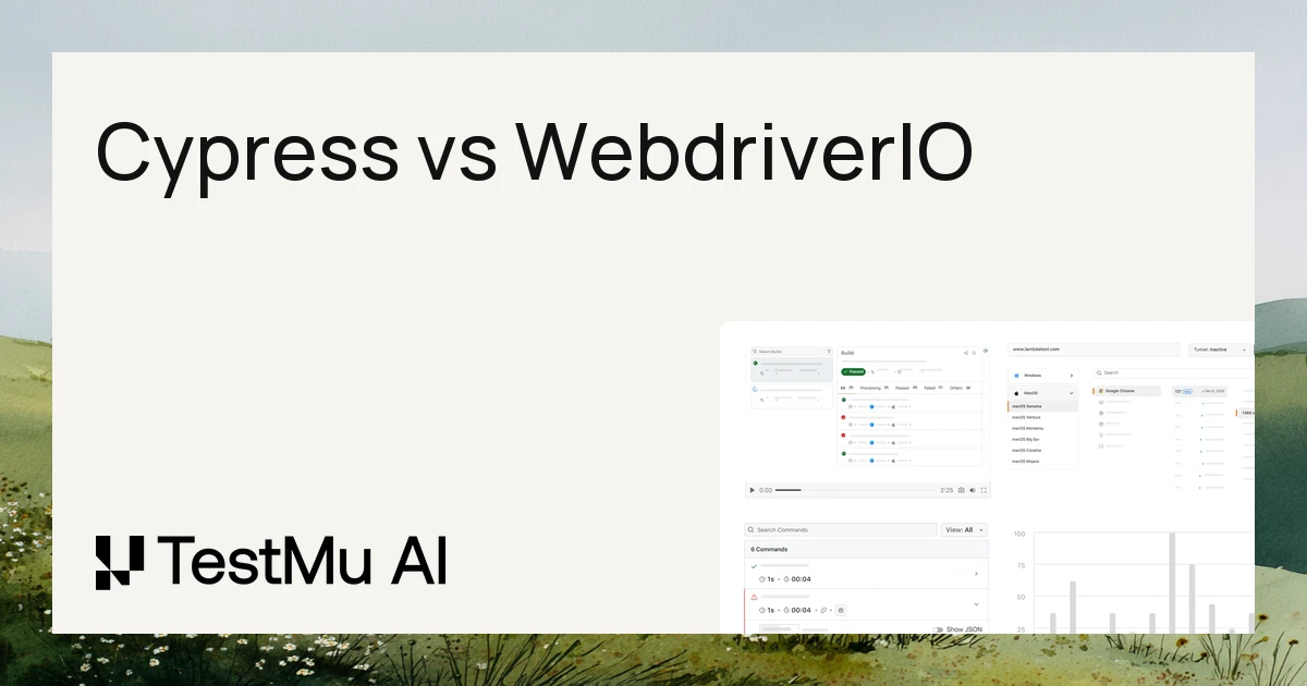 Cypress vs WebdriverIO: Which One To Choose
