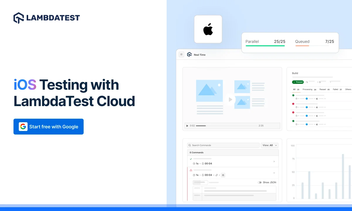 Best iOS Automation Testing Tool | TestMu AI (Formerly LambdaTest)
