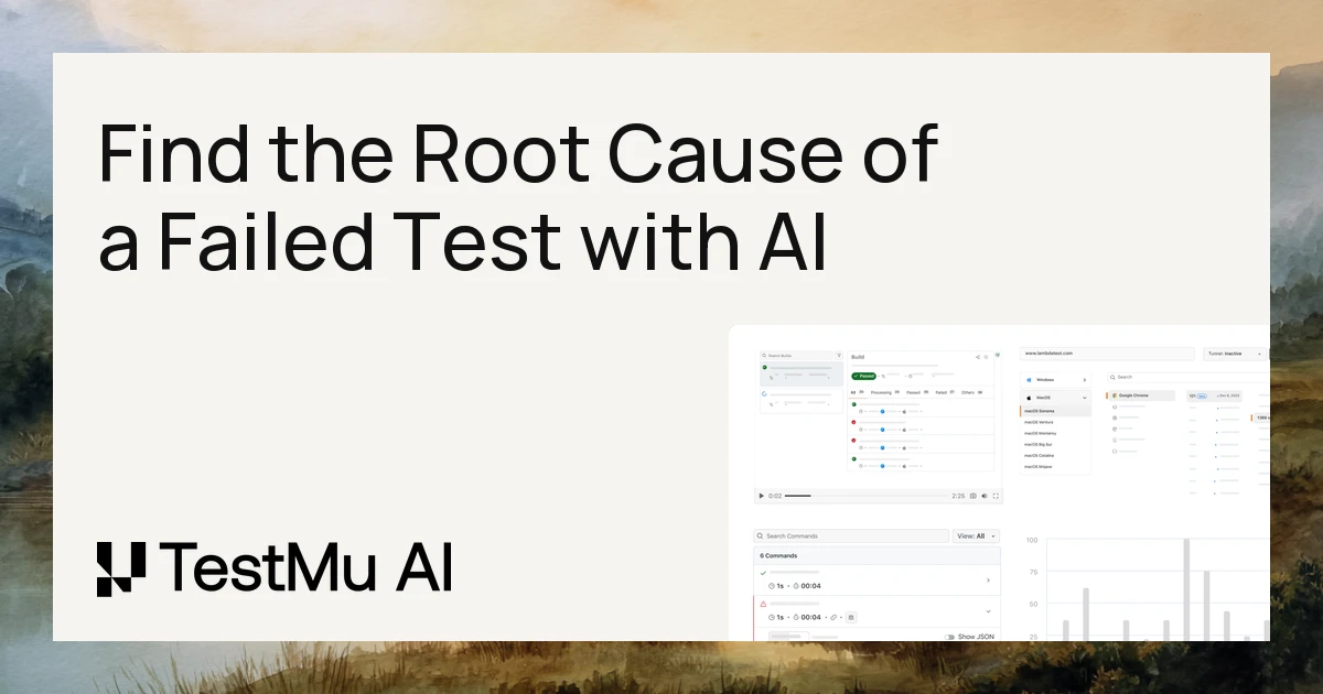 How to Find the Root Cause of a Failed Test with AI in Under a Minute | TestMu AI (Formerly LambdaTest)