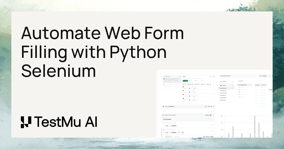 How to Automate Filling In Web Forms With Python