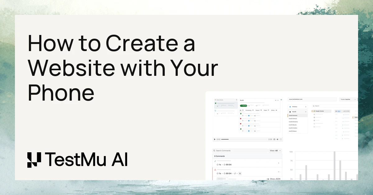 How to Create a Website With Your Phone