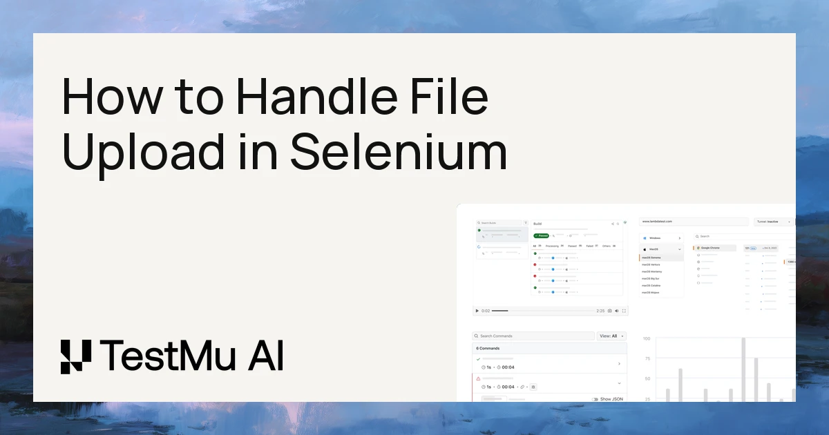 How to Handle File Upload in Selenium