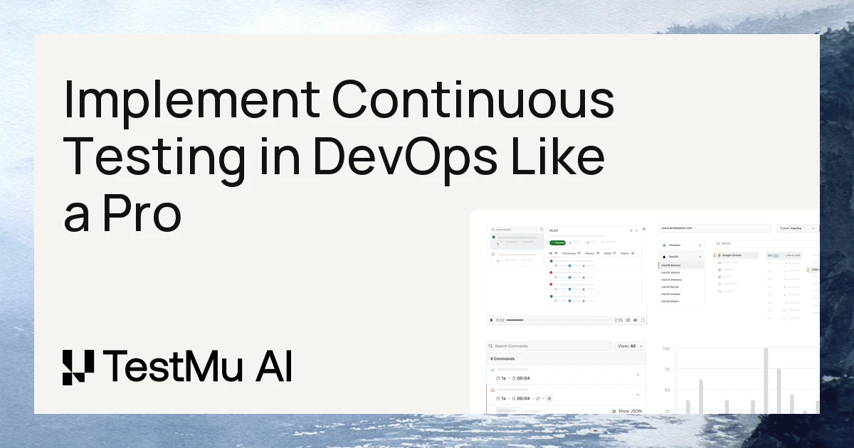 Implementing Continuous Testing In DevOps
