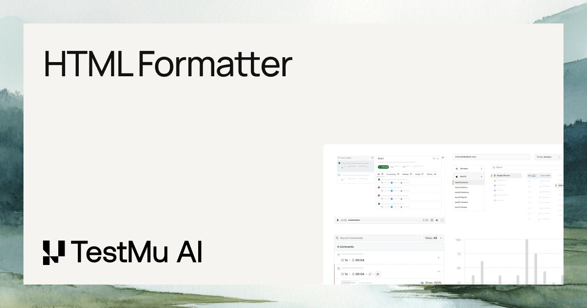 HTML Formatter Online & Free HTML Beautifier | TestMu AI (Formerly ...