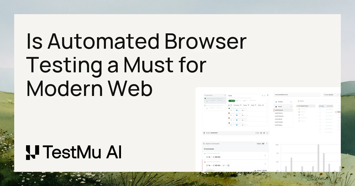Is Automated Browser Testing A Must For Modern Web Development?