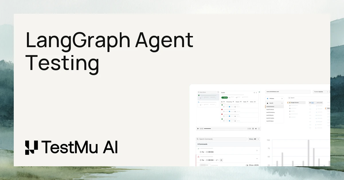 How to Test a LangChain or LangGraph Agent | TestMu AI (Formerly LambdaTest)