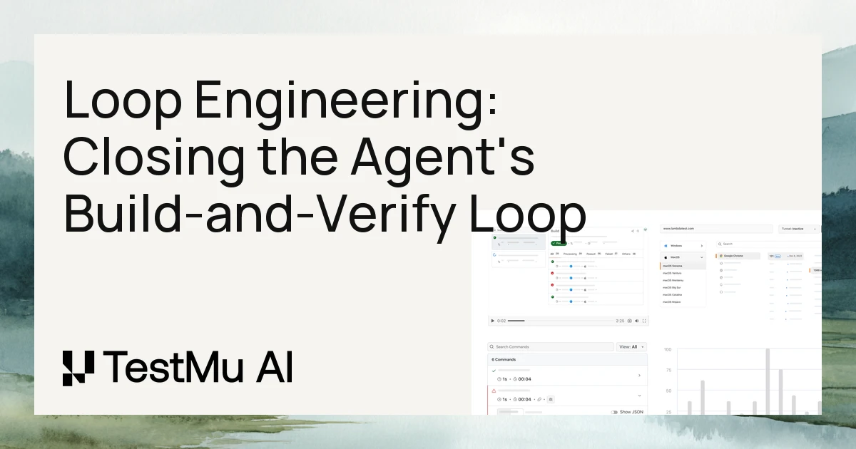 Loop Engineering: Close the Verify Loop | TestMu AI (Formerly LambdaTest)