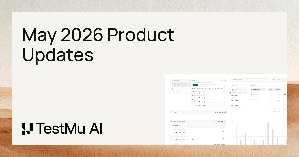 May'26 Updates: KaneAI & SmartUI A/B Testing | TestMu AI