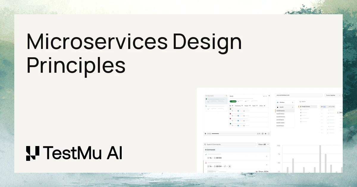 14 Microservices Design Principles for a Solid Architecture