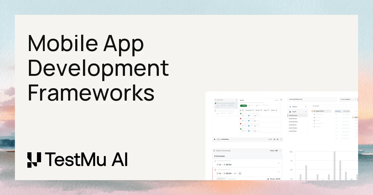 Top 18 Mobile App Development Frameworks [2026]