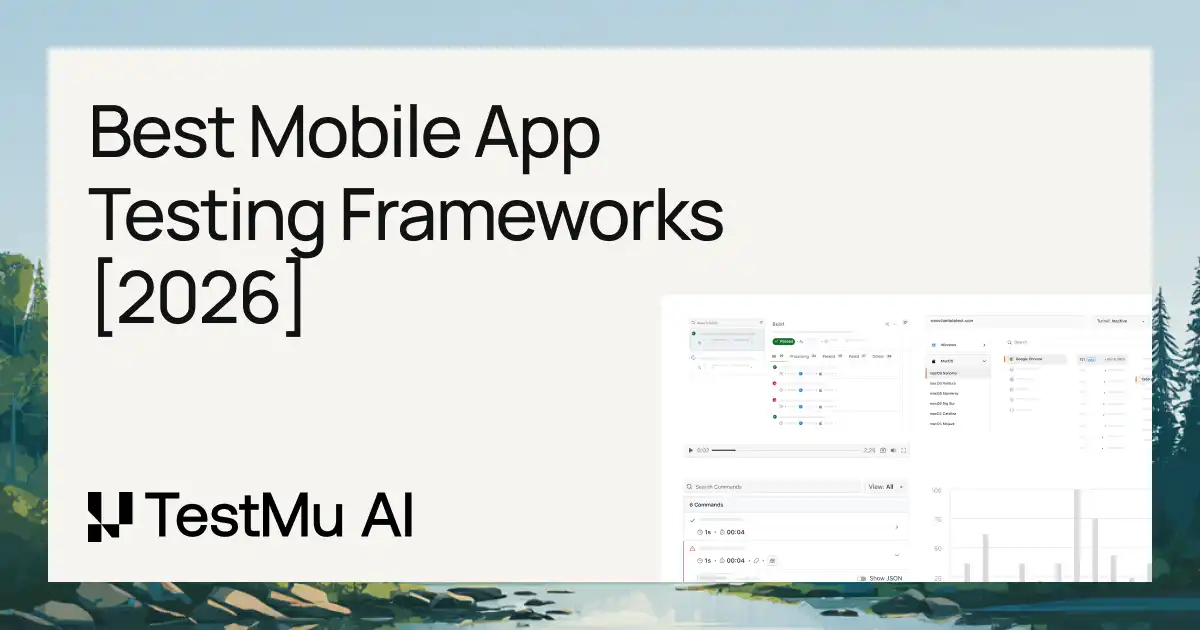 Best Mobile App Testing Frameworks 2026 | TestMu AI (Formerly LambdaTest)