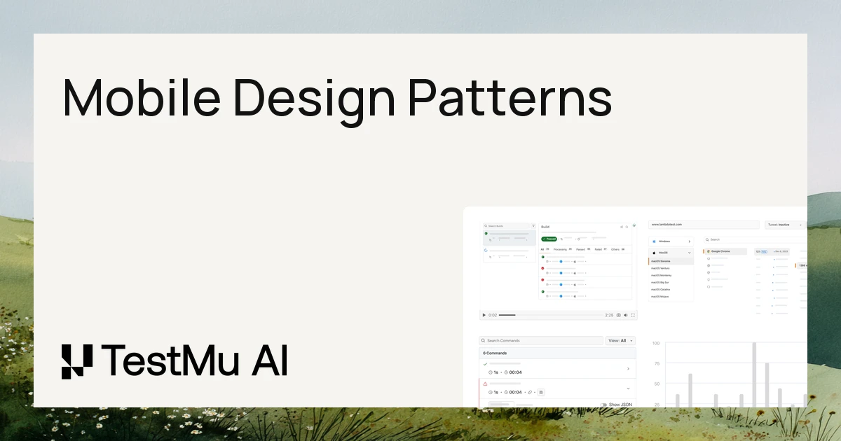 A Beginner's Guide To Mobile Design Patterns For Automation Testing