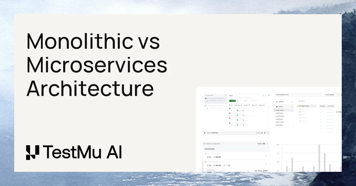 Monolithic vs Microservices Architecture: Key Differences