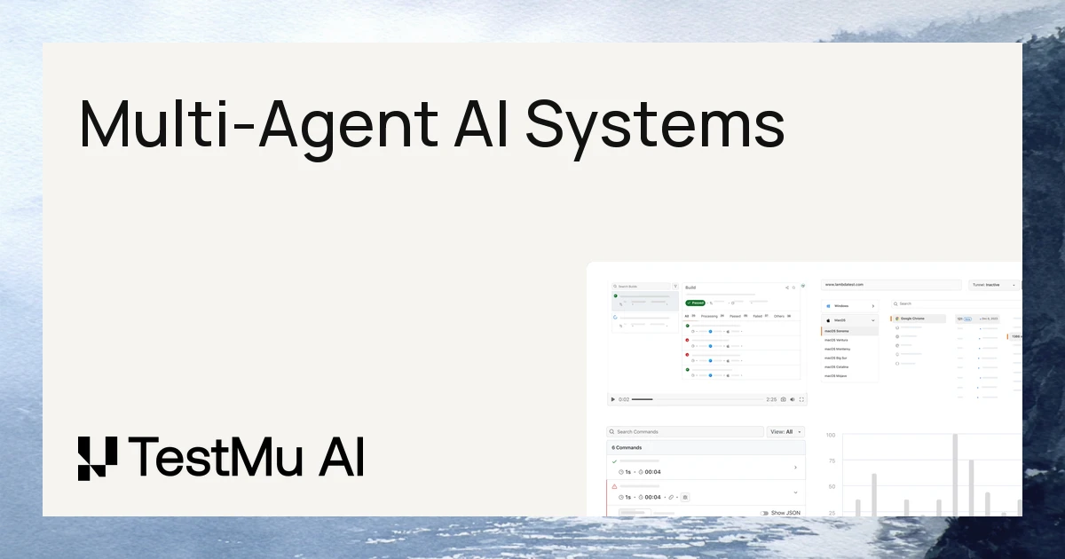 Multi-Agent AI Systems: Working, Architecture, and Testing [2026] | TestMu AI (Formerly LambdaTest)