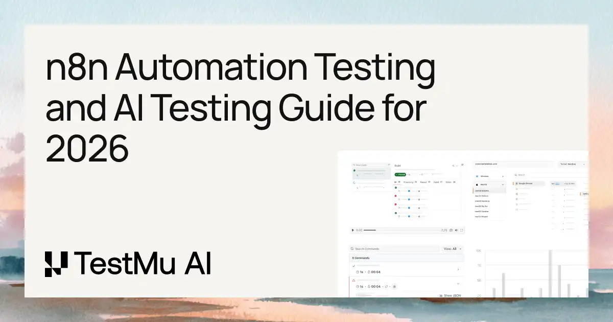 n8n Automation Testing and AI Testing Guide for 2026 | TestMu AI (Formerly LambdaTest)