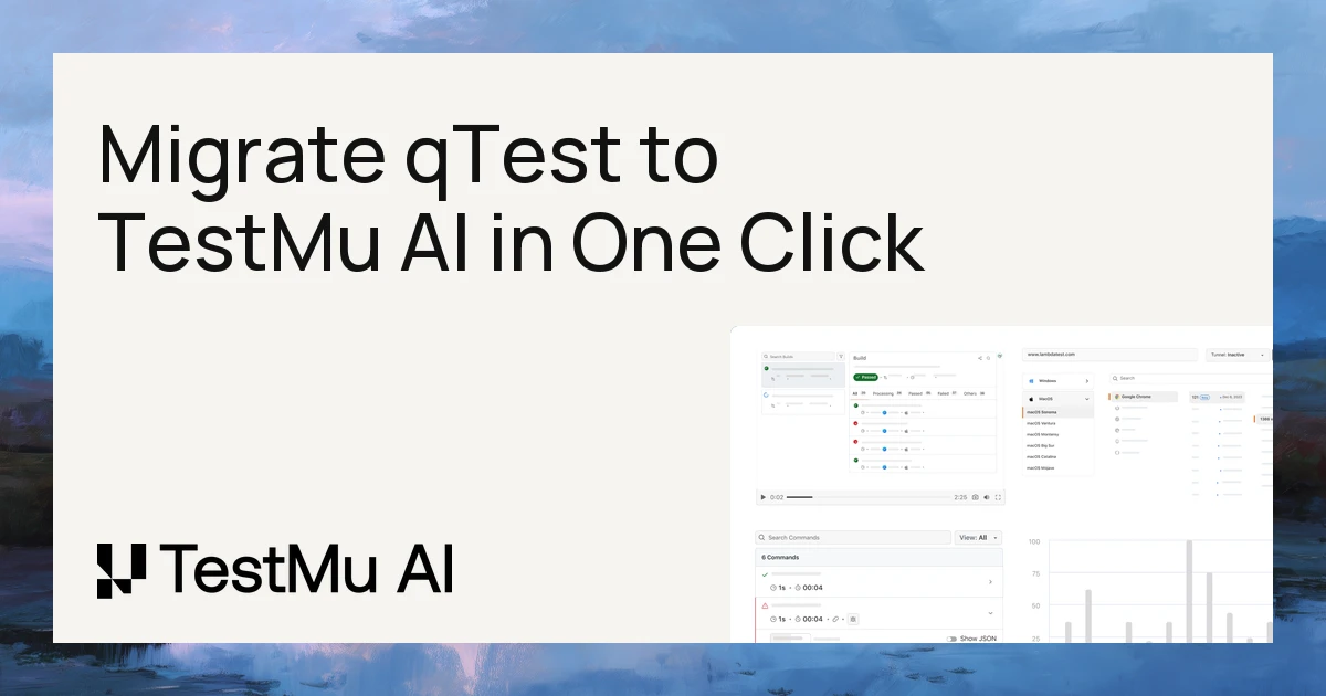 One Click Migration From qTest to TestMu AI Test Manager | TestMu AI (Formerly LambdaTest)
