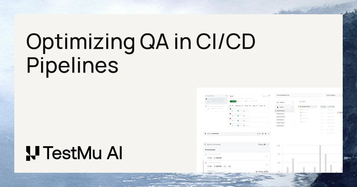 Quality at Speed: Optimizing QA in CI/CD Pipelines - Part Two