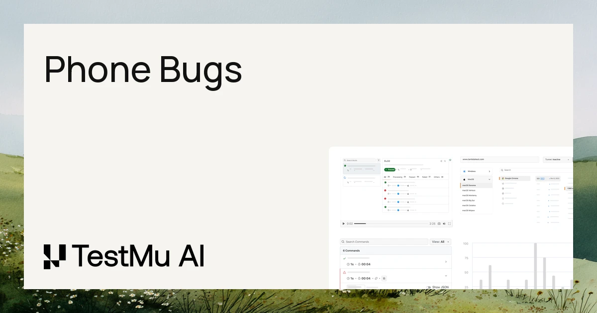 Phone Bugs: How to Find Issues in Mobile Applications