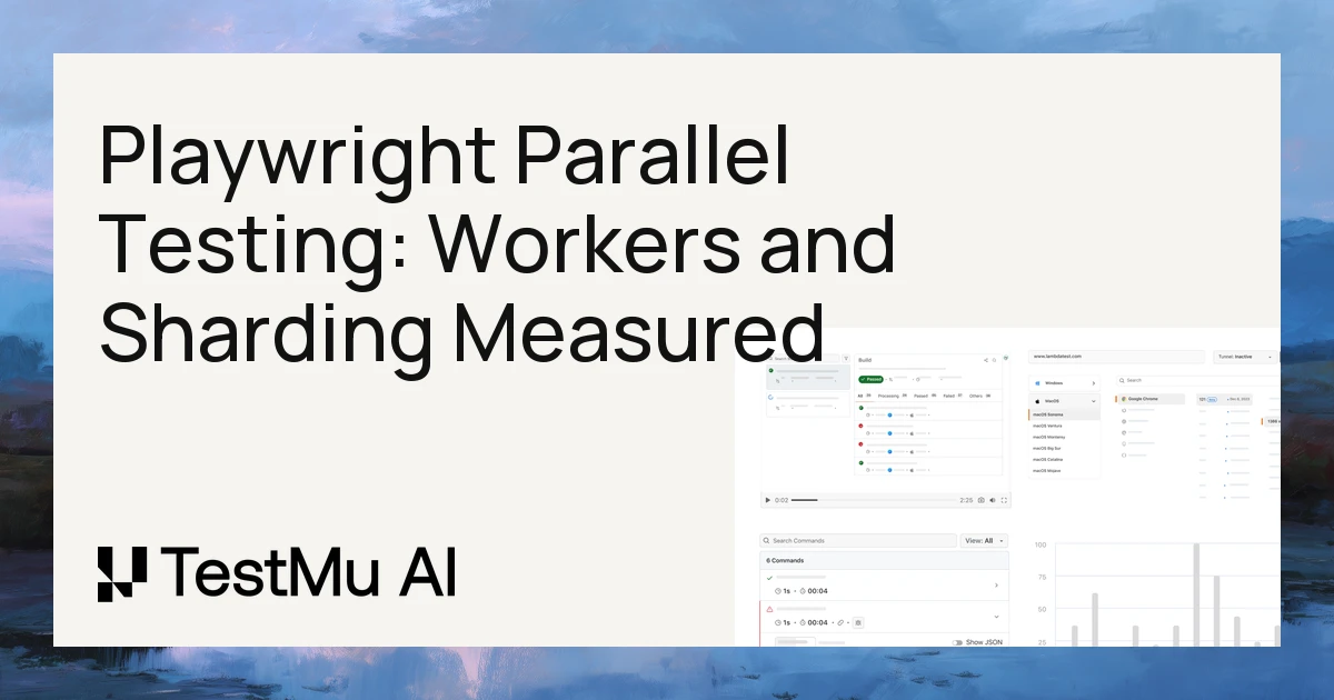 Playwright Parallel Testing: Workers and Sharding Measured | TestMu AI (Formerly LambdaTest)
