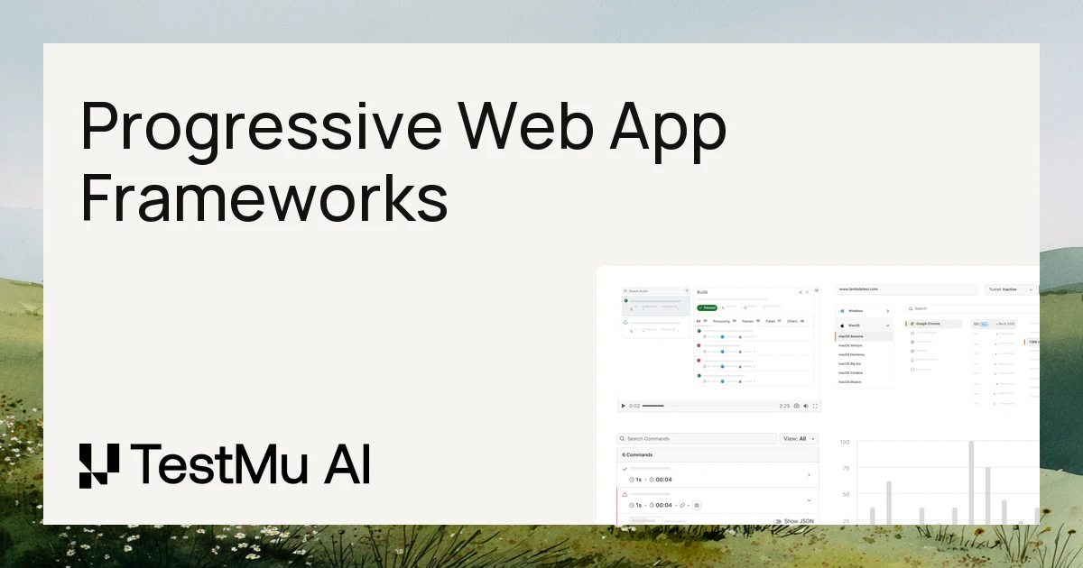 15 Progressive Web App Frameworks With Key Features [2026]