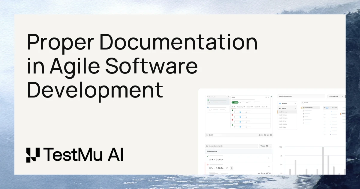 Proper Documentation in Agile Software Development