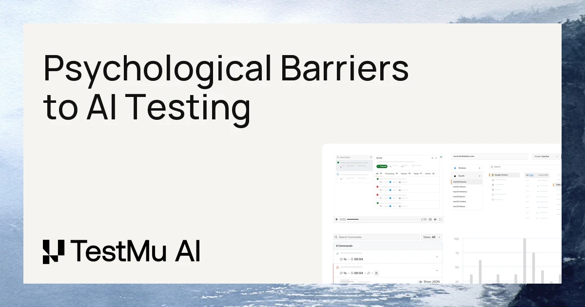 Addressing the Psychological Barriers to AI in Test Automation