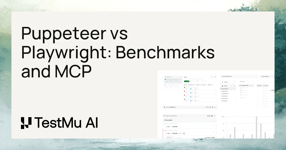 Puppeteer vs Playwright: Timed Benchmarks and MCP Support | TestMu AI (Formerly LambdaTest)