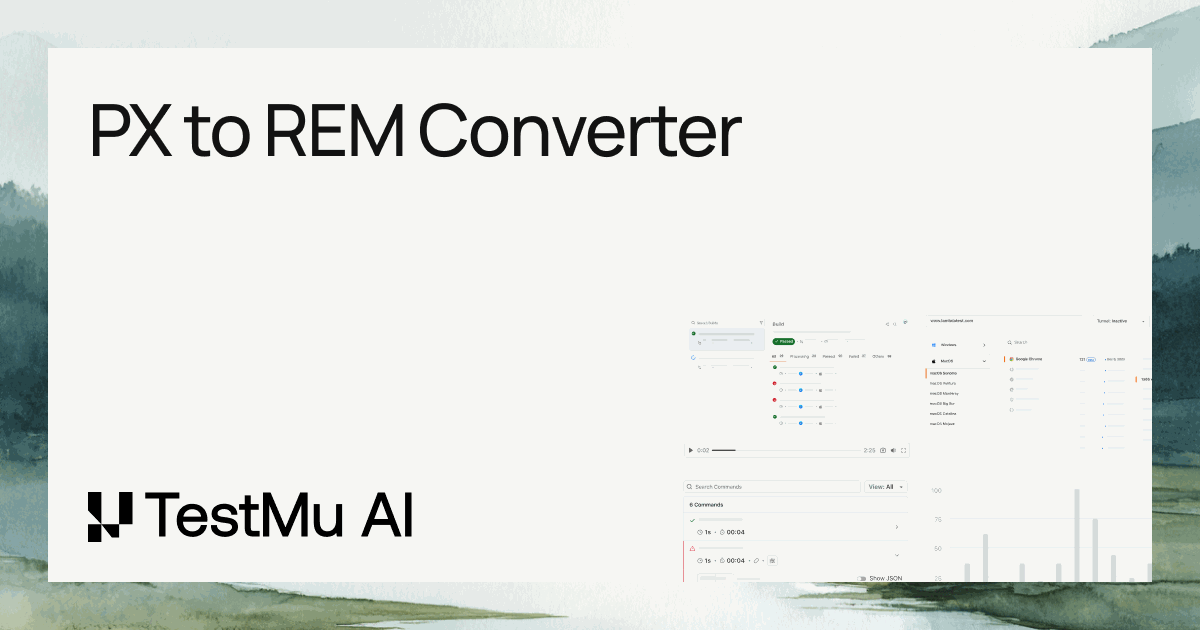 PX to REM Converter Online (Bidirectional Conversion)