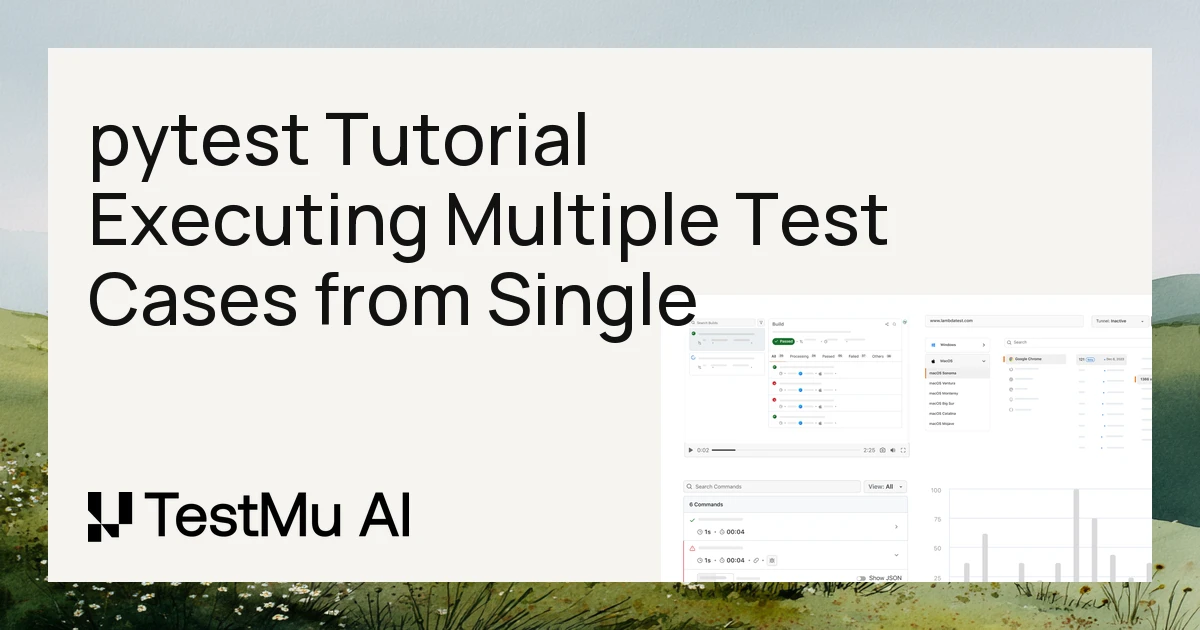 Pytest Guide: Running Multiple Test Cases in One File