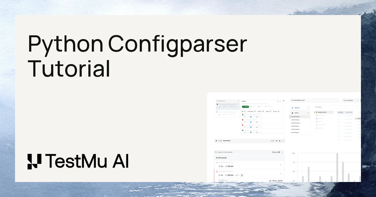 Python ConfigParser: Read and Write INI Config Files
