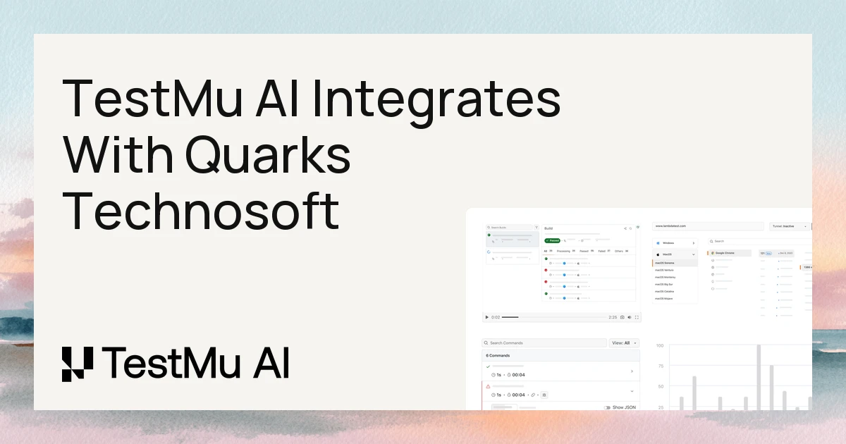 TestMu AI Partners with Quarks Technosoft to Advance Autonomous Quality Engineering | TestMu AI (Formerly LambdaTest)