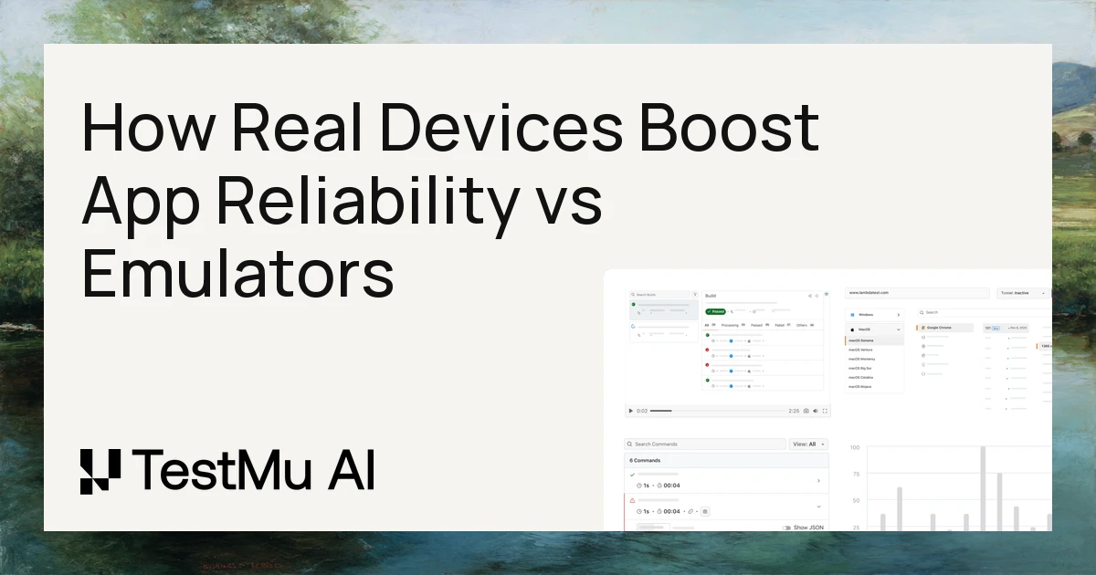 How Real Device Testing Improves App Reliability vs Emulators