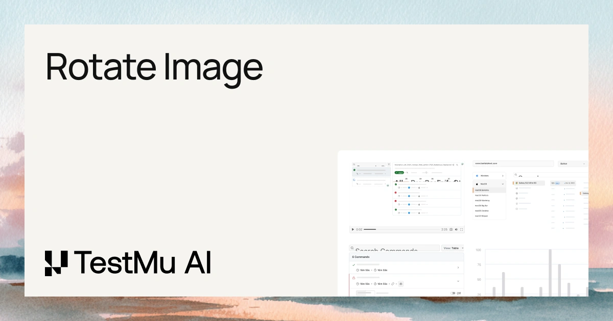 Rotate Image Online – JPG, PNG & Photo Rotator Tool | TestMu AI ...